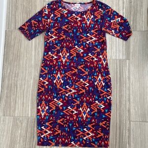 Lularoe Julia Dress Size L